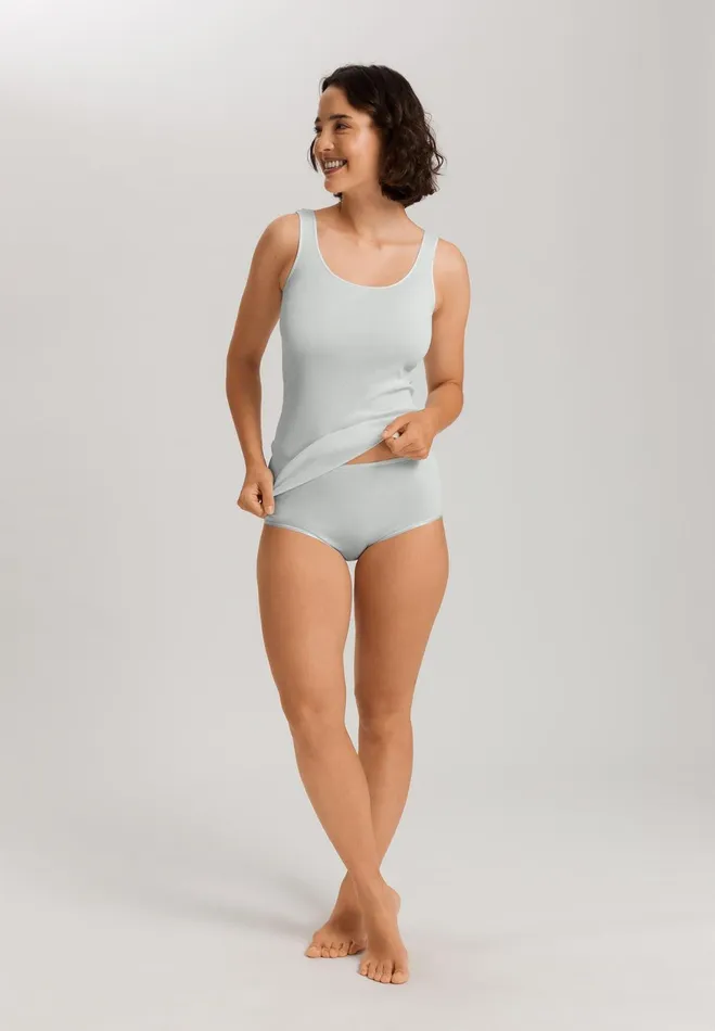 Round Neck Cotton Tank Top Vapor Women HANRO Lounge Tops