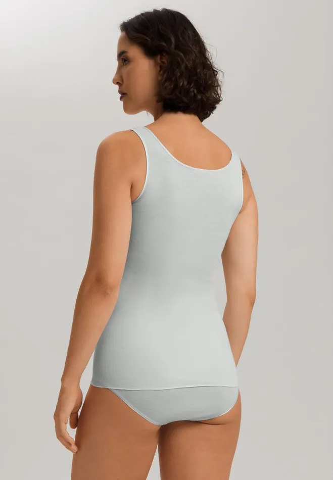 Round Neck Cotton Tank Top Vapor Women HANRO Lounge Tops
