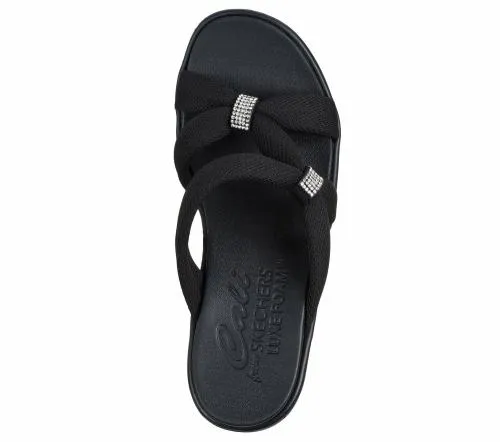 Rumble On 8211 High Class Black Women SKECHERS Wedges