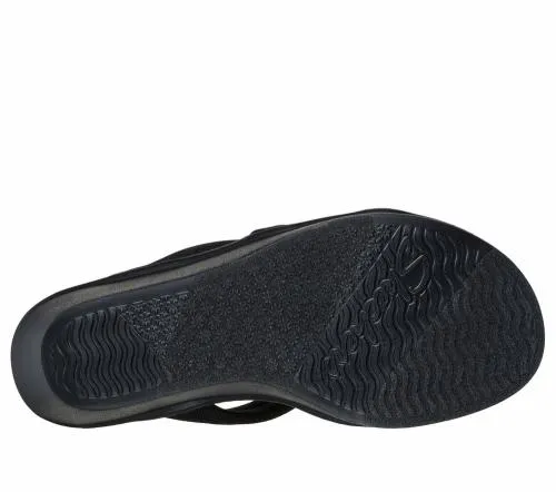 Rumble On 8211 High Class Black Women SKECHERS Wedges