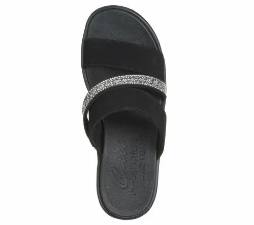 Rumble On 8211 Social Glam Black Women SKECHERS Wedges