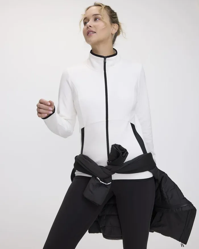 RWandCO Activewear Polar Fleece Jacket 8211 Hyba 124 Regular 124 Reitmans Coconut Milk 8211 Women RWandCO Activewear Polar Fleece Jacket 8211 Hyba 124 Regular 124 Reitmans Coconut Milk 8211 Women