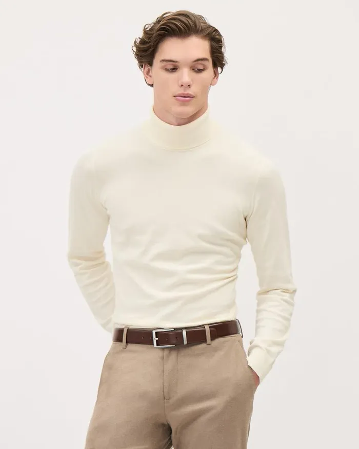 RWandCO Belts and Suspenders Textured Brown Leather Belt Chestnut 8211 Men