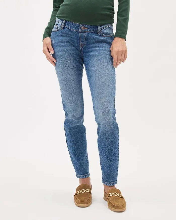RWandCO Bottoms MediumWash Skinny Jeans 8211 Thyme Maternity Medium Wash 8211 Women RWandCO Bottoms MediumWash Skinny Jeans 8211 Thyme Maternity Medium Wash 8211 Women