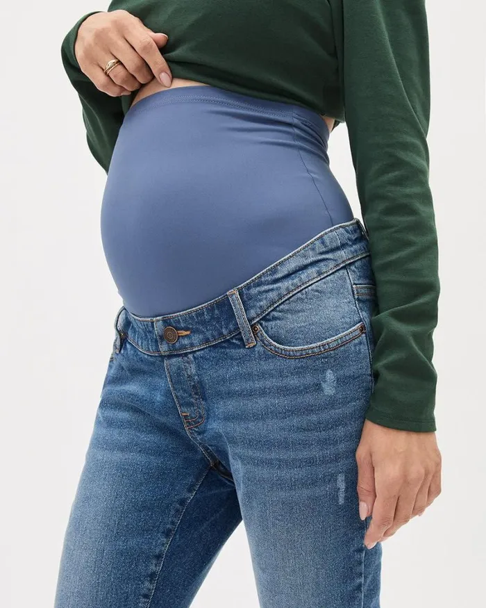 RWandCO Bottoms MediumWash Skinny Jeans 8211 Thyme Maternity Medium Wash 8211 Women RWandCO Bottoms MediumWash Skinny Jeans 8211 Thyme Maternity Medium Wash 8211 Women