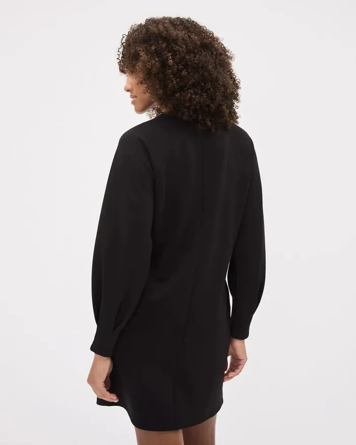 RWandCO Dresses LongSleeve Mini Scuba Dress Black 8211 Women RWandCO Dresses LongSleeve Mini Scuba Dress Black 8211 Women