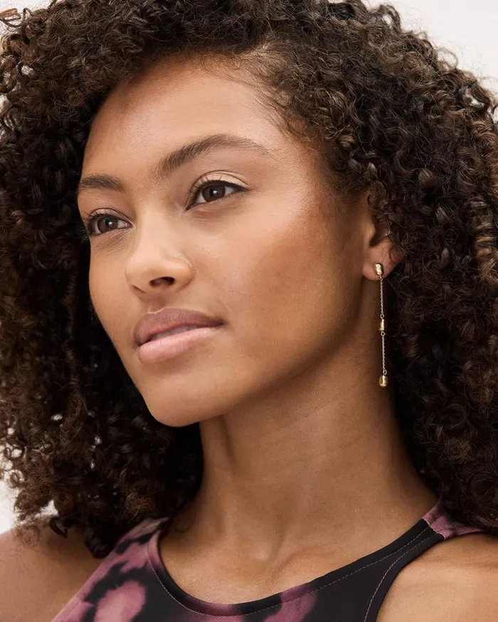RWandCO Earrings Golden Pendant Earrings Gold 8211 Women