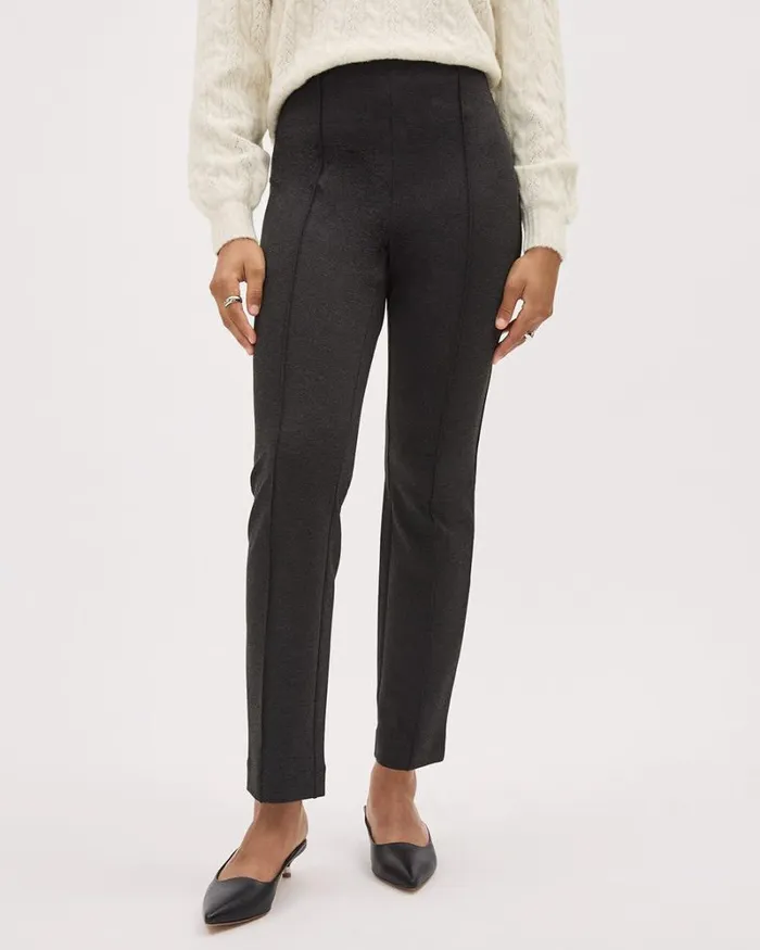 RWandCO HighRise PullOn HighRise SlimLeg Ankle Pant Dark Heather Grey 8211 Women RWandCO HighRise PullOn HighRise SlimLeg Ankle Pant Dark Heather Grey 8211 Women