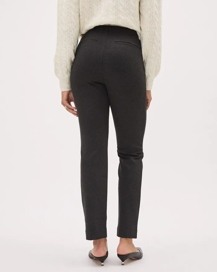 RWandCO HighRise PullOn HighRise SlimLeg Ankle Pant Dark Heather Grey 8211 Women RWandCO HighRise PullOn HighRise SlimLeg Ankle Pant Dark Heather Grey 8211 Women