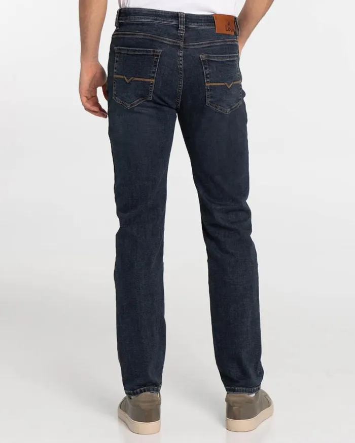 RWandCO Jeans LOIS 8211 Brad Slim Dk Indigo Jeans Dark Blue 8211 Men