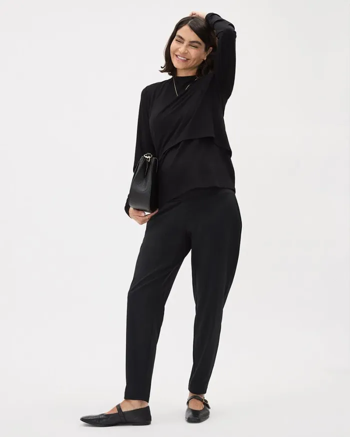 RWandCO Loungewear and Sleepwear LongSleeve Nursing Tee 8211 Thyme Maternity Black 8211 Women RWandCO Loungewear and Sleepwear LongSleeve Nursing Tee 8211 Thyme Maternity Black 8211 Women