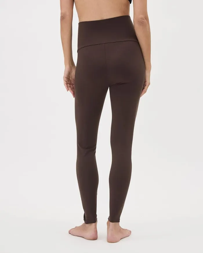 RWandCO Loungewear and Sleepwear The Everyday Legging 8211 Thyme Maternity Java 8211 Women