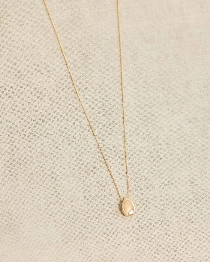 RWandCO Necklaces Long Necklace With Metal Pendant Gold 8211 Women