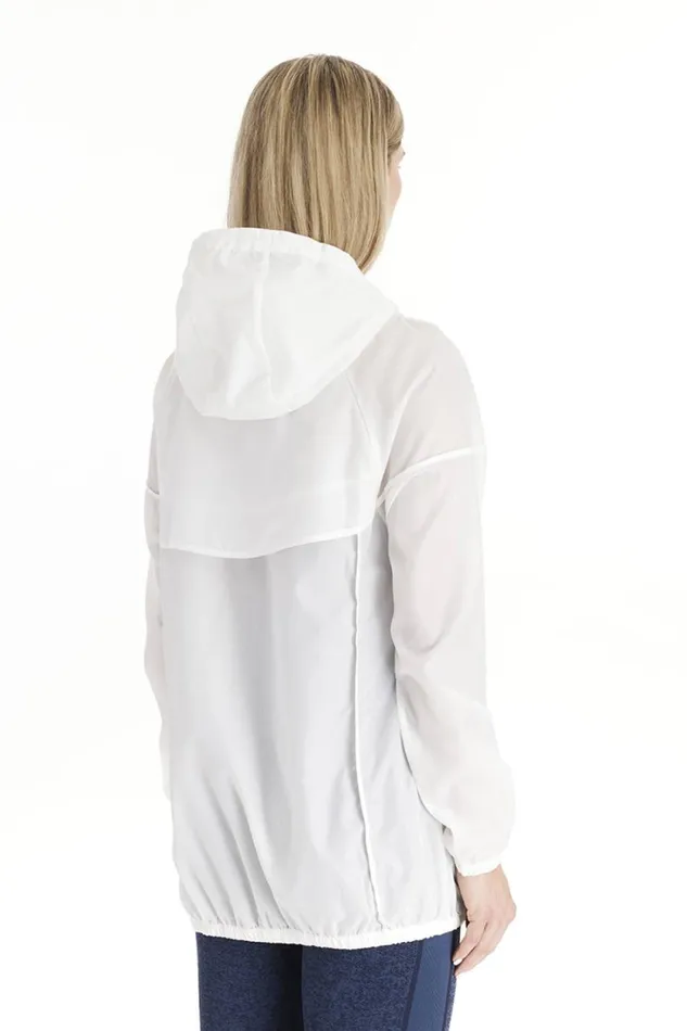 RWandCO Outerwear Addison 8211 3in1 Waterproof Maternity Windbreaker 8211 Modern Eternity Maternity White 8211 Women RWandCO Outerwear Addison 8211 3in1 Waterproof Maternity Windbreaker 8211 Modern Eternity Maternity White 8211 Women