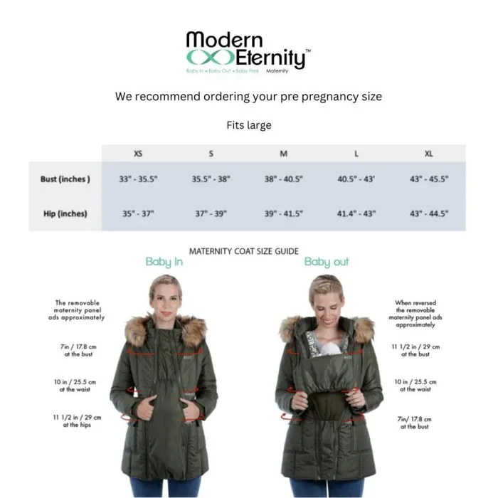 RWandCO Outerwear Addison 8211 3in1 Waterproof Maternity Windbreaker 8211 Modern Eternity Maternity White 8211 Women RWandCO Outerwear Addison 8211 3in1 Waterproof Maternity Windbreaker 8211 Modern Eternity Maternity White 8211 Women