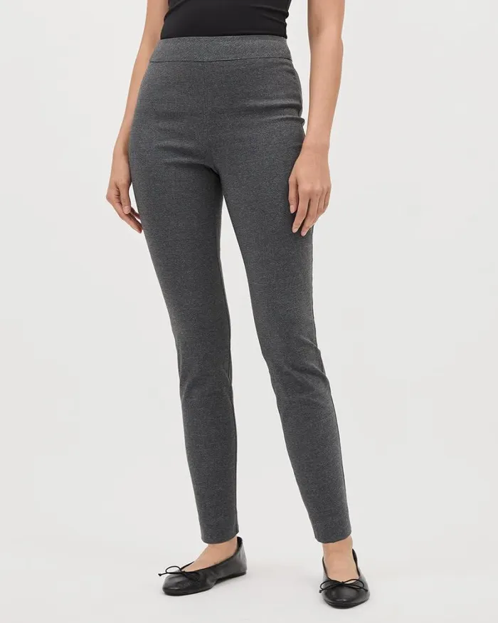 RWandCO Pants AnkleLength Twill City Legging Pant Charcoal Mini Pattern 8211 Women RWandCO Pants AnkleLength Twill City Legging Pant Charcoal Mini Pattern 8211 Women