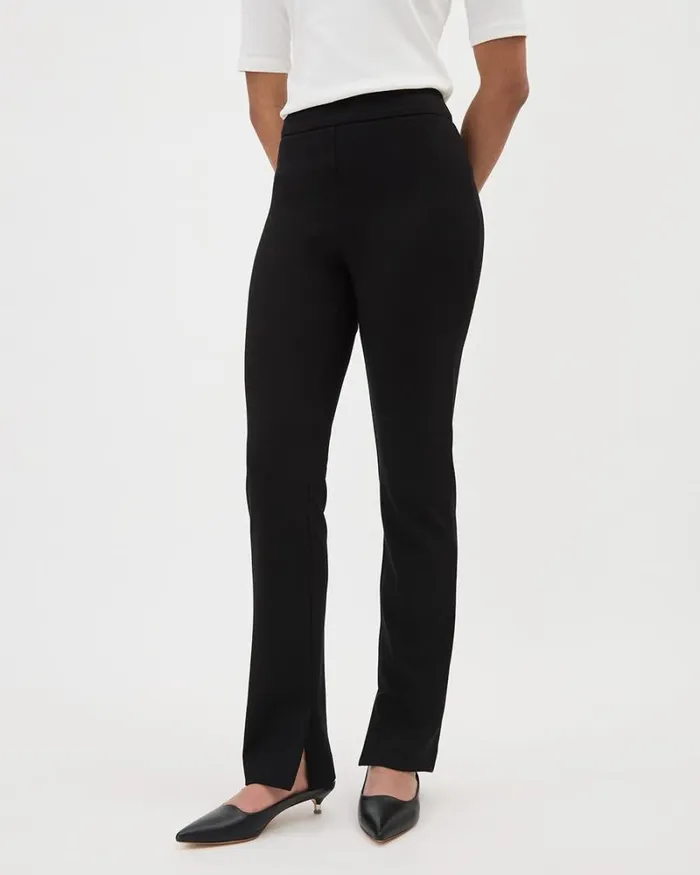 RWandCO Pants Black HighRise FlareLeg Legging Pant Black 8211 Women