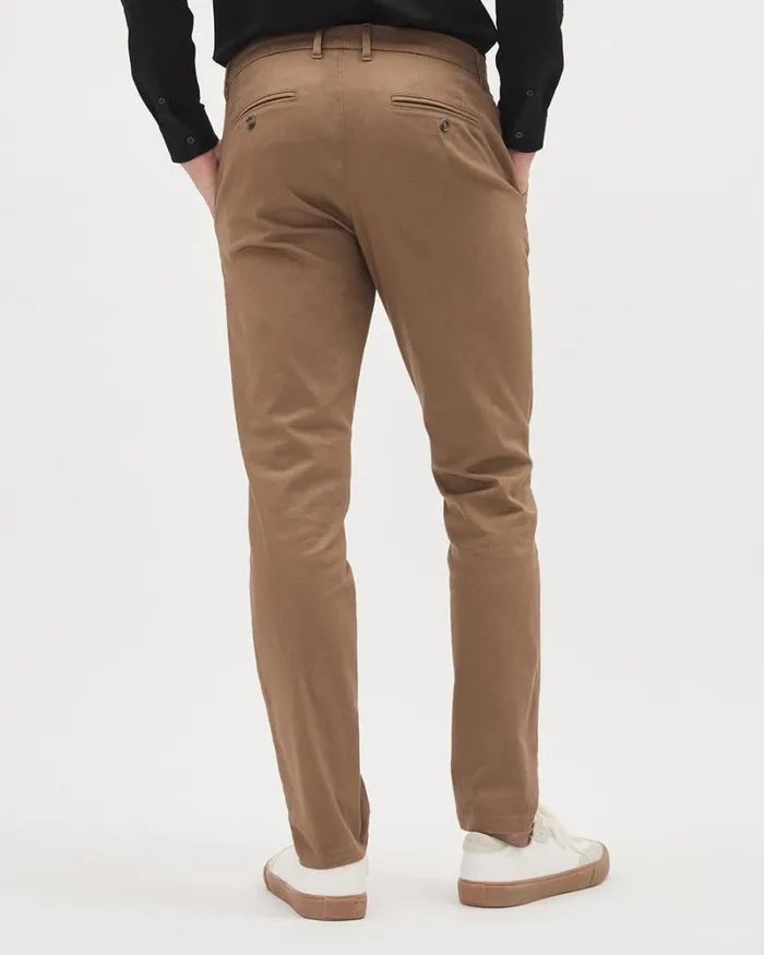 RWandCO Pants SlimFit SuperStretch Chino Pant Driftwood 8211 Men RWandCO Pants SlimFit SuperStretch Chino Pant Driftwood 8211 Men