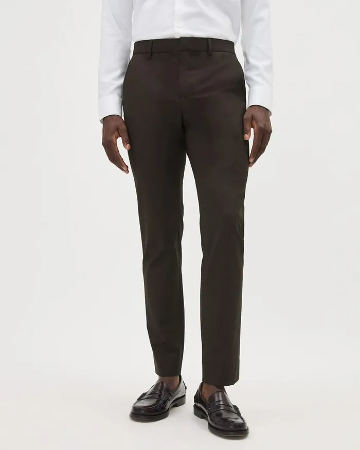 RWandCO Pants Solid SlimFit City Pant Dark Brown 8211 Men RWandCO Pants Solid SlimFit City Pant Dark Brown 8211 Men