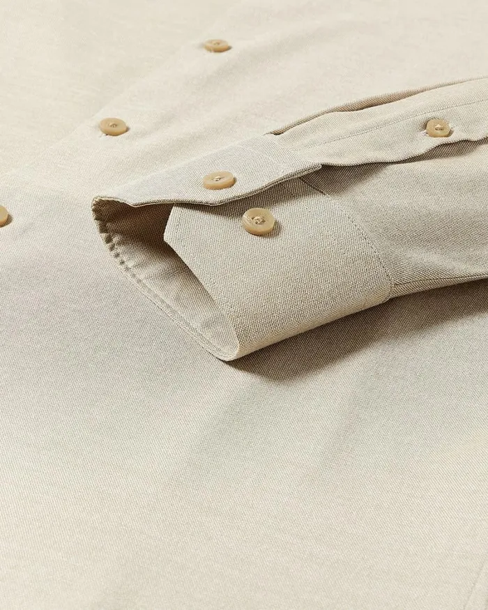 RWandCO Shirts SlimFit KnitLike Dress Shirt Tobacco 8211 Men RWandCO Shirts SlimFit KnitLike Dress Shirt Tobacco 8211 Men