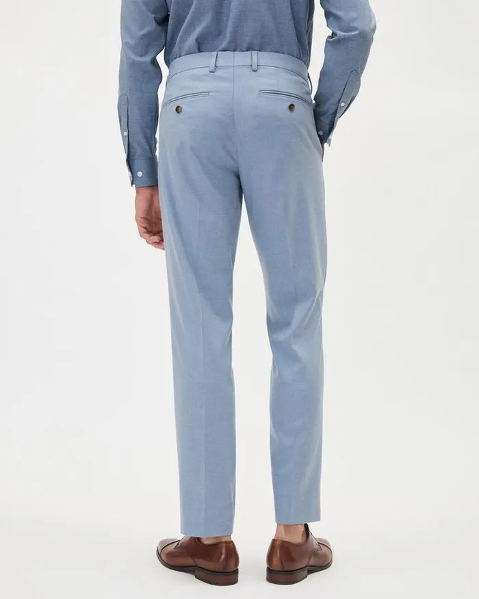RWandCO Suits Brushed Twill SlimFit Pant Cashmere Blue 8211 Men RWandCO Suits Brushed Twill SlimFit Pant Cashmere Blue 8211 Men