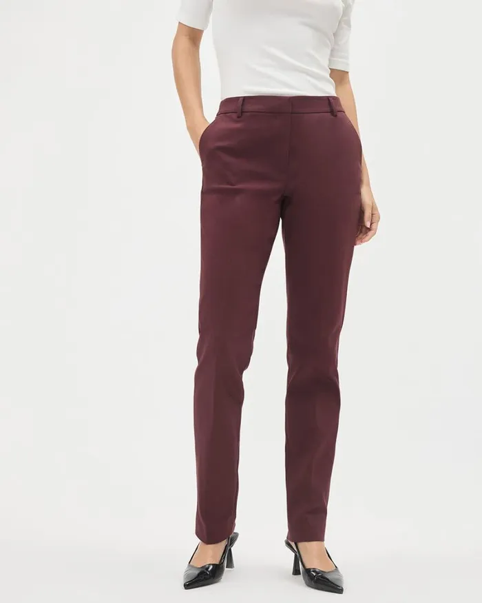 RWandCO Suits Limitless MidRise Long SlimLeg Signature Pant Vineyard Wine 8211 Women RWandCO Suits Limitless MidRise Long SlimLeg Signature Pant Vineyard Wine 8211 Women