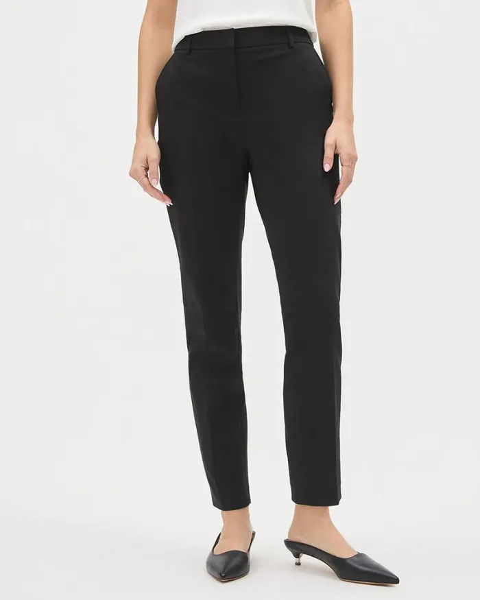 RWandCO Suits Limitless Slim Ankle Curvy Pant Black 8211 Women