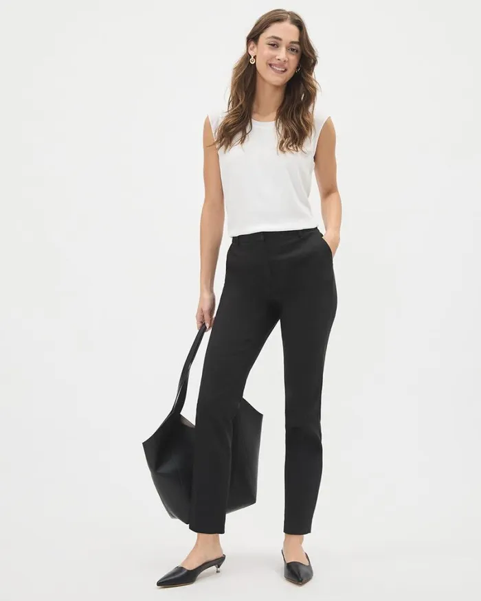 RWandCO Suits Limitless Slim Ankle Curvy Pant Black 8211 Women RWandCO Suits Limitless Slim Ankle Curvy Pant Black 8211 Women