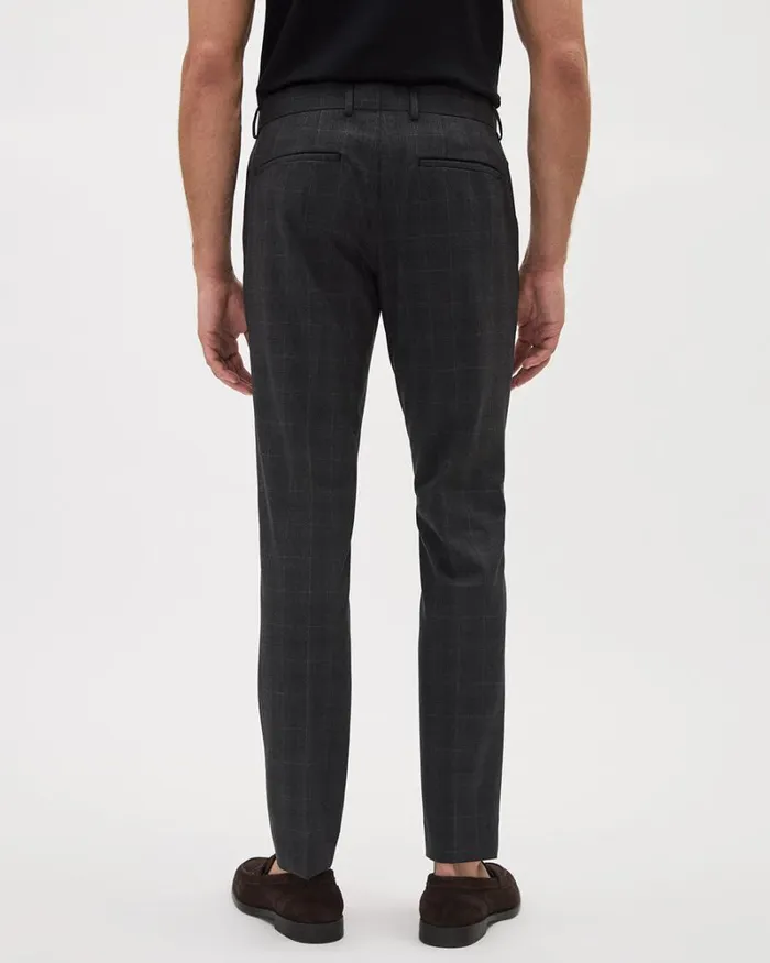 RWandCO Suits SlimFit Dark Grey Checkered Suit Pant Charcoal 8211 Men RWandCO Suits SlimFit Dark Grey Checkered Suit Pant Charcoal 8211 Men