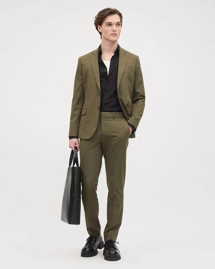 RWandCO Suits SlimFit Dark Olive Suit Blazer Dark Olive 8211 Men RWandCO Suits SlimFit Dark Olive Suit Blazer Dark Olive 8211 Men