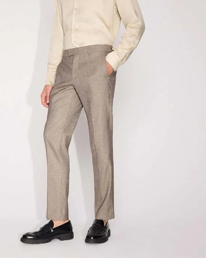 RWandCO Suits SlimFit Golden Suit Pant Champagne 8211 Men