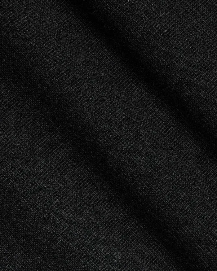 RWandCO Sweaters and Cardigans LongSleeve MerinoWool Polo Black 8211 Men