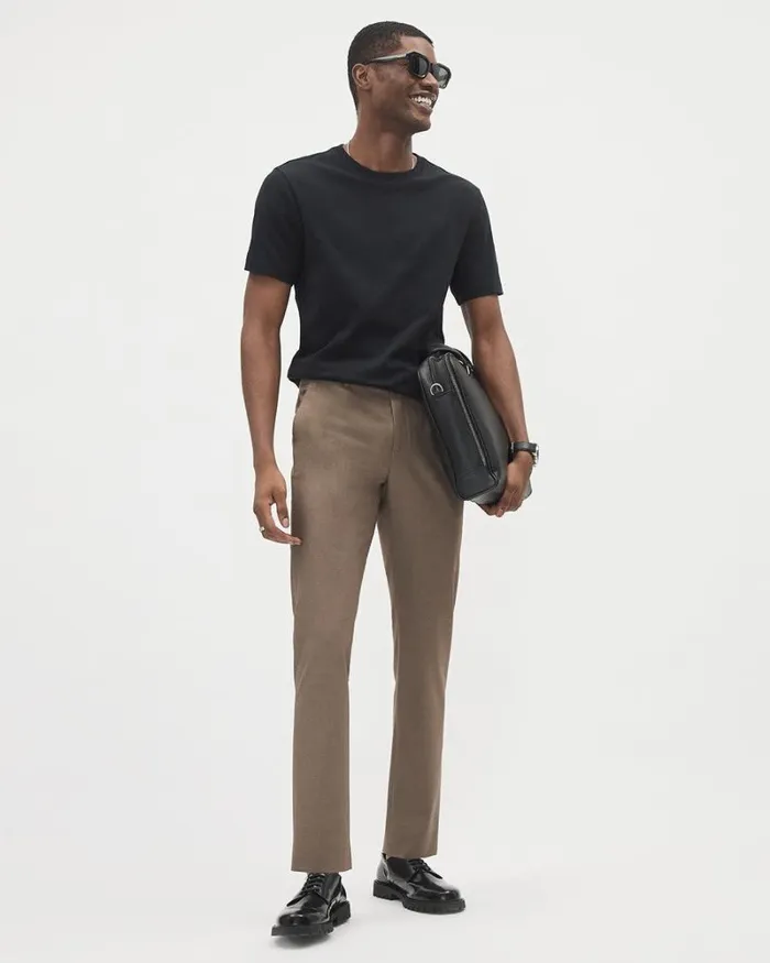 RWandCO TShirts Interlock CrewNeck TShirt Black 8211 Men RWandCO TShirts Interlock CrewNeck TShirt Black 8211 Men