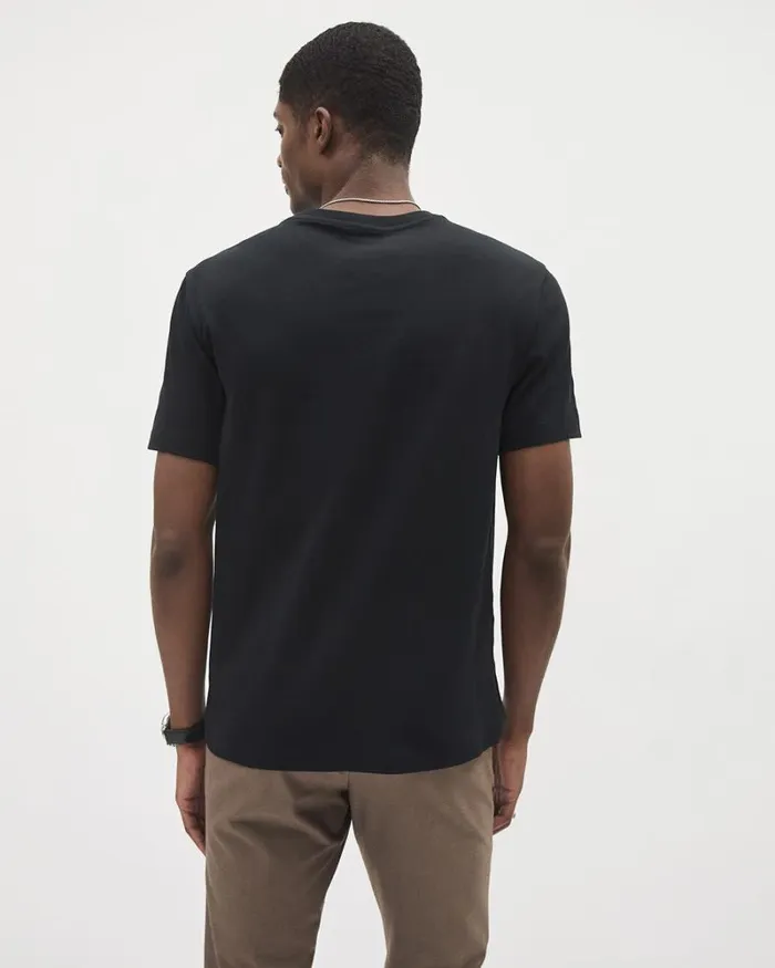 RWandCO TShirts Interlock CrewNeck TShirt Black 8211 Men RWandCO TShirts Interlock CrewNeck TShirt Black 8211 Men
