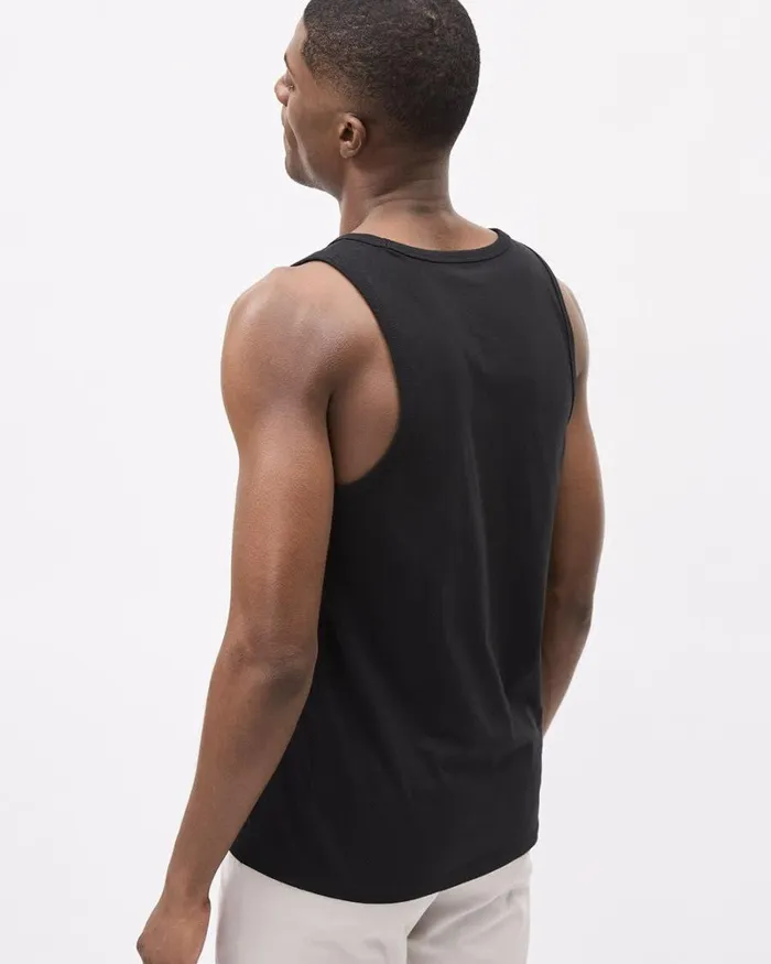 RWandCO TShirts Solid Tank Top Black 8211 Men RWandCO TShirts Solid Tank Top Black 8211 Men