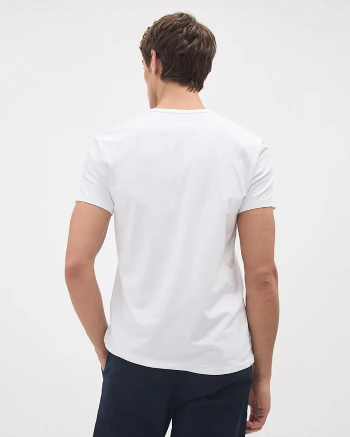 RWandCO TShirts Supima Cotton R CrewNeck TShirt Bright White 8211 Men RWandCO TShirts Supima Cotton R CrewNeck TShirt Bright White 8211 Men