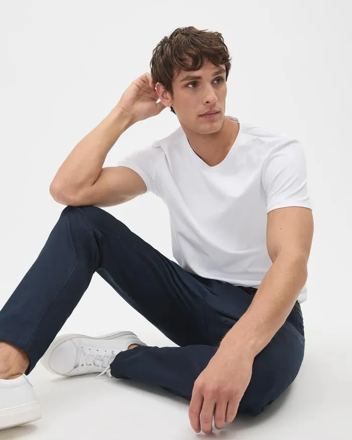 RWandCO TShirts Supima Cotton R CrewNeck TShirt Bright White 8211 Men RWandCO TShirts Supima Cotton R CrewNeck TShirt Bright White 8211 Men