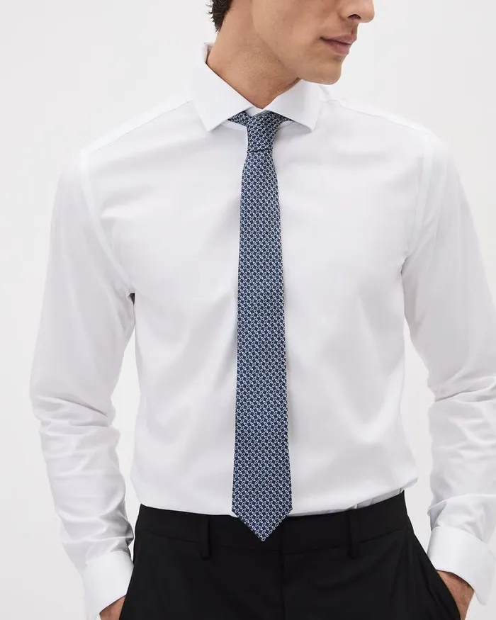 RWandCO Ties and Bow Ties Blue Skinny Tie With White Ovals Classic Blue 8211 Men RWandCO Ties and Bow Ties Blue Skinny Tie With White Ovals Classic Blue 8211 Men
