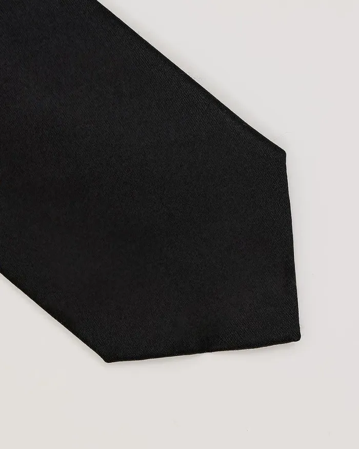 RWandCO Ties and Bow Ties Skinny Black Tie Black 8211 Men RWandCO Ties and Bow Ties Skinny Black Tie Black 8211 Men