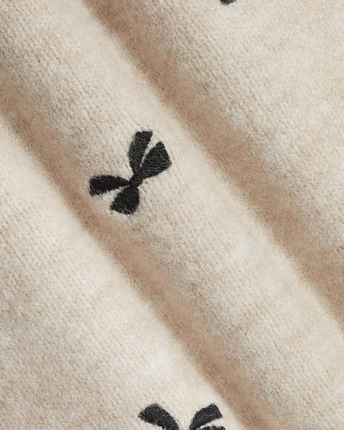RWandCO Tops LongSleeve CrewNeck Spongy Pullover With Scalloped Trims Sesame Mix 8211 Women RWandCO Tops LongSleeve CrewNeck Spongy Pullover With Scalloped Trims Sesame Mix 8211 Women