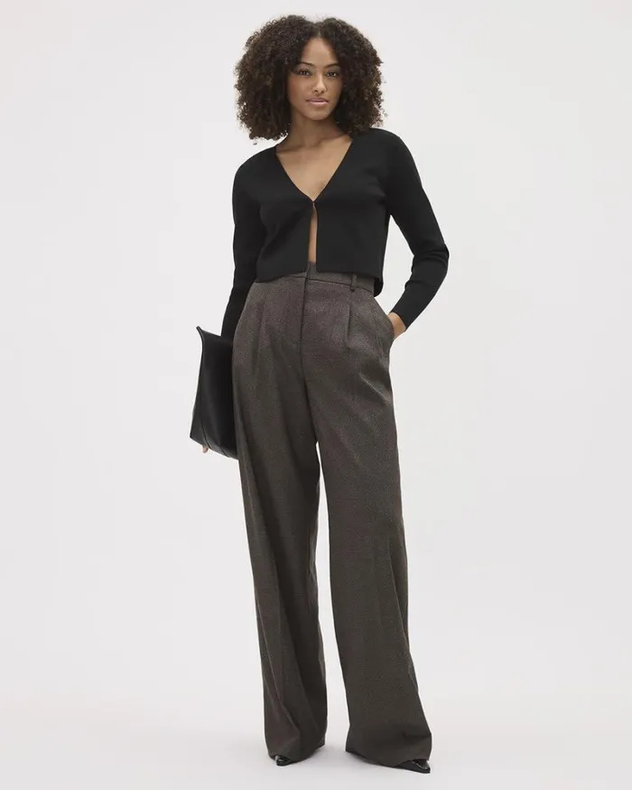 RWandCO Tops LongSleeve VNeck Bolero Black 8211 Women RWandCO Tops LongSleeve VNeck Bolero Black 8211 Women
