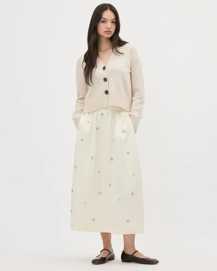 RWandCO Tops LongSleeve VNeck Merino Cardigan Offwhite Mix Multi 8211 Women RWandCO Tops LongSleeve VNeck Merino Cardigan Offwhite Mix Multi 8211 Women