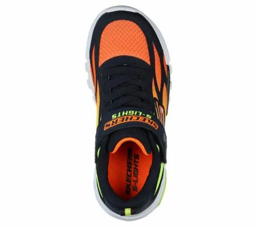 S Lights FlexGlow 8211 Dezlo Navy Orange Kids SKECHERS Kids UK Sizes 9525 S Lights FlexGlow 8211 Dezlo Navy Orange Kids SKECHERS Kids UK Sizes 9525