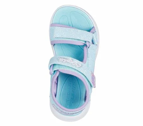 SLights Sola Glow Sandal Light Blue Lavender Kids SKECHERS Kids UK Sizes 9525