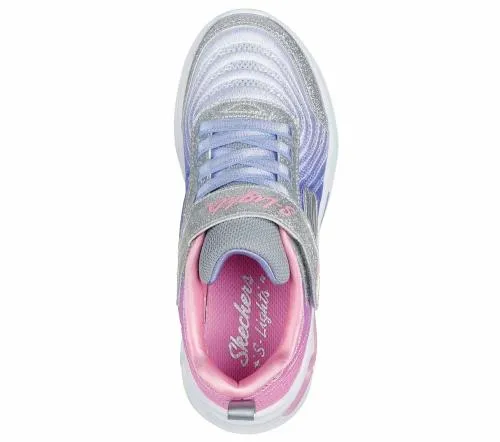 SLights Wavy Beams 8211 Ombre Express Silver Multi Kids SKECHERS Big Kids UK Sizes 36