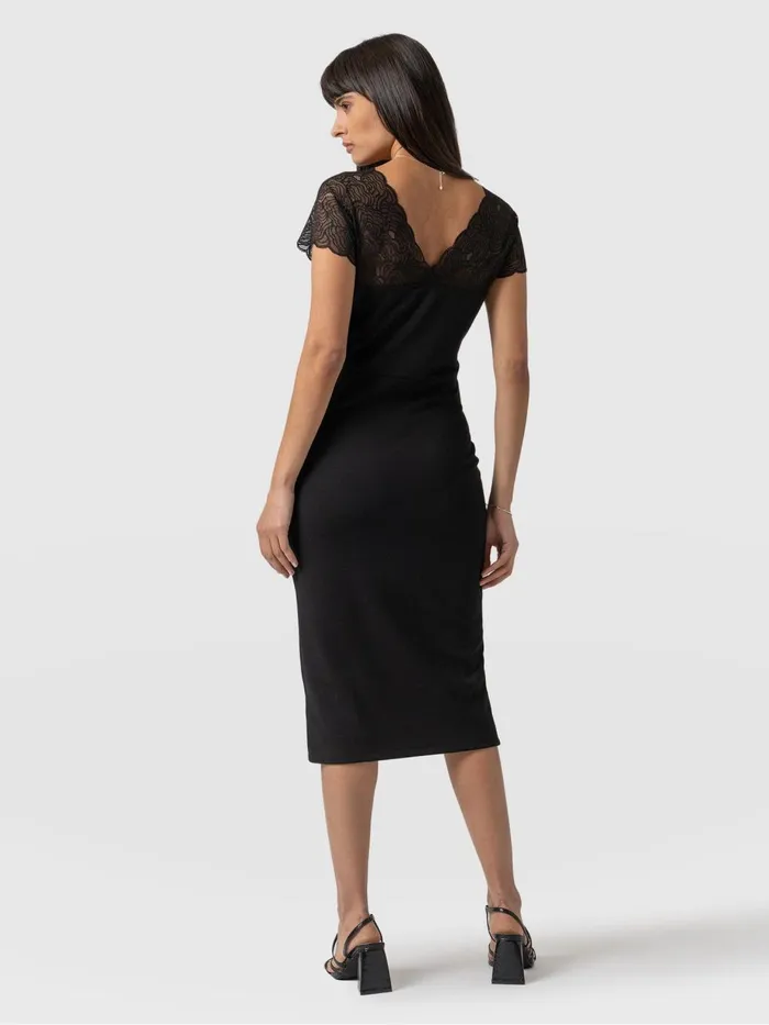 Saint And Sofia Dresses Women Sophia Lace Dress 8211 Black Black