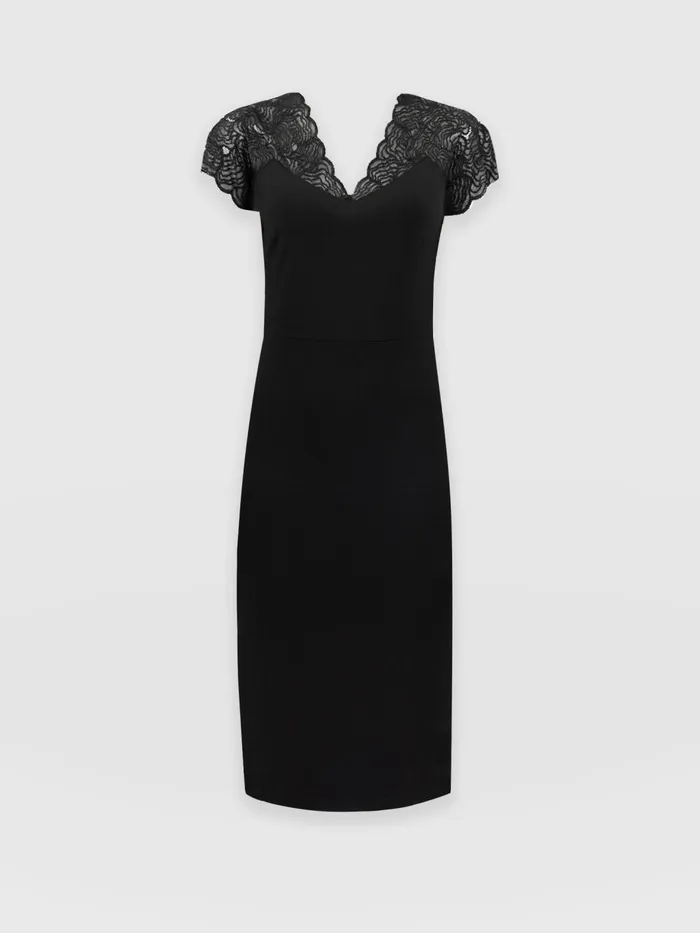 Saint And Sofia Dresses Women Sophia Lace Dress 8211 Black Black