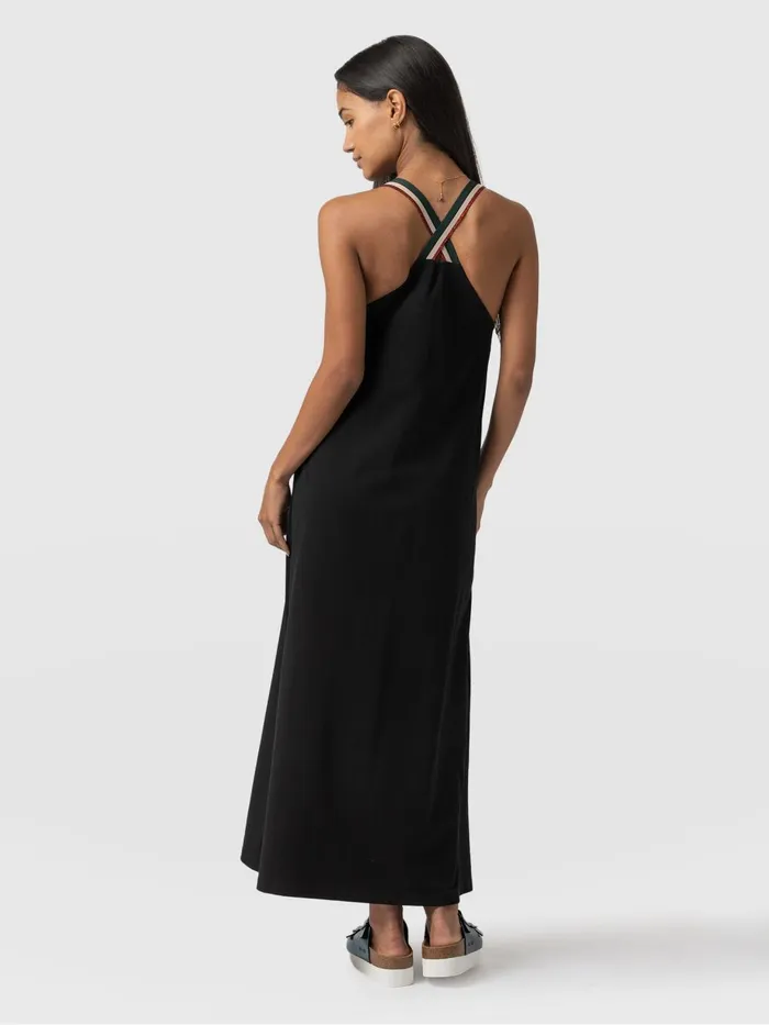 Saint And Sofia Dresses Women Sunset Dress Black 8211 Red Lurex Red Lurex
