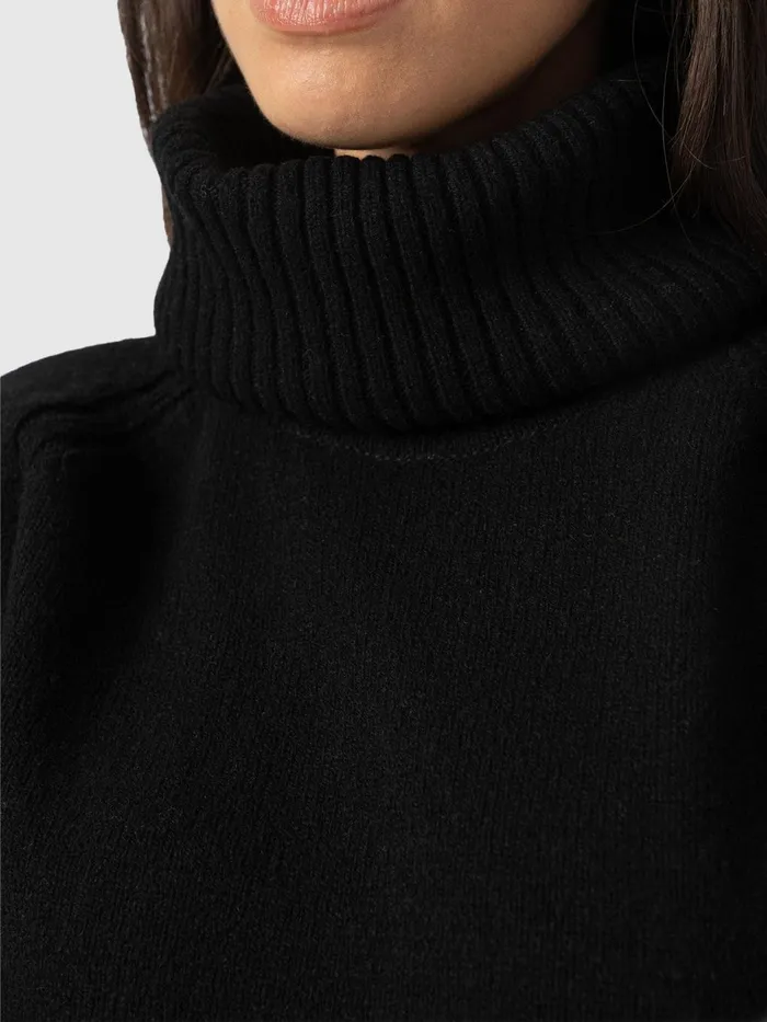 Saint And Sofia Knitwear Women Cambridge Cashmere Sweater 8211 Black Black