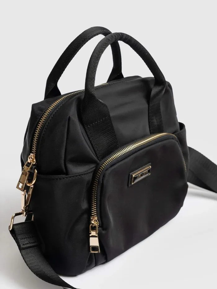 Saint And Sofia Nylon Bags Women Nylon Noho Bag 8211 Black Black